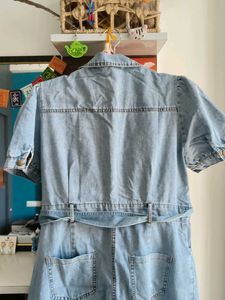 Stylish Denim Shirt Dress