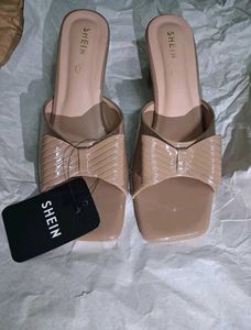 Shein Bow Nude Sandals
