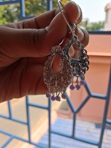 Boho Tribal Jhumka Earrings