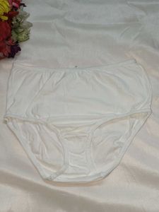 Comfortable White Cotton Briefs