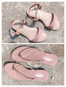 Chic Pink Flat Sandals & Flip-Flops Set