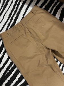 Classic Tan Wide Leg Trousers