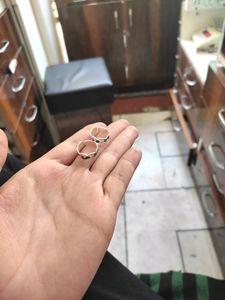 Rounds Toerings Pure Silver (Wt-: 4.300gram)