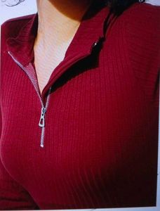 cute fitted marron t-shirt