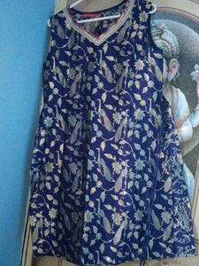 Elegant Blue Anarkali Kurta