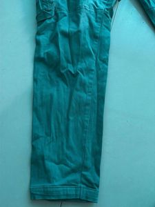 Turquoise Cargo Pants
