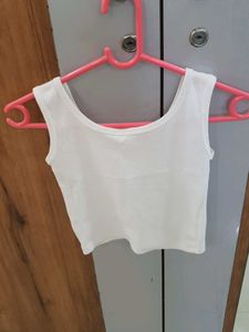 SALE🚨Ribbed White Tank Top