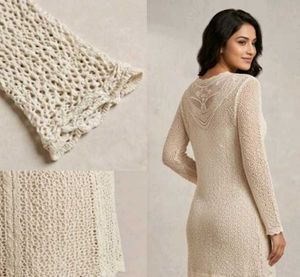 🌾 Boho Chic Crochet Dress ✨