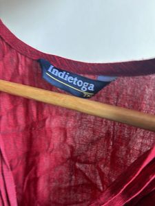 Red short Cotton Kurta - Casual &amp; Comfortable