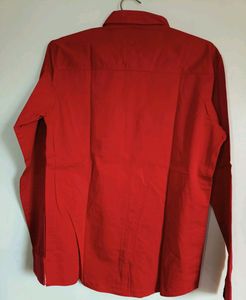 RED FULL SLEEVES SHIRT FOR MENS