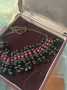 Beaded boho Statement Necklace