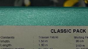 Raymond Fabric for shirt &amp; pant