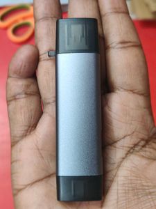 Six-in-One OTG Card Reader with Type-C and USB