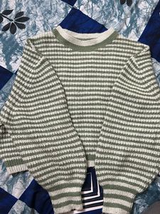 Striped Knit Sweater