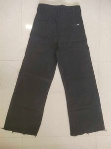 Imported Massimo Dutti Black Flared Jeans