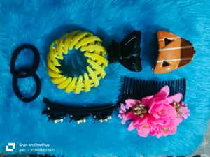 Rakhi gift hamper Hair Clip Collection