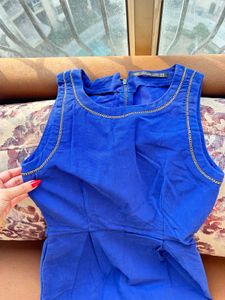 Vibrant Blue Mini Dress