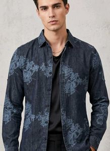 Floral Print Button-Up Shirt