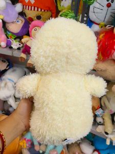 Cute Fluffy Yellow Duck Plush Toy