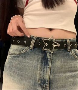 y2k star buckle belt/streetwear