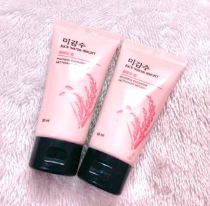 2 Pack ❤️ Rice Water Bright Foaming Cleanser Duo