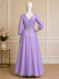 Elegant Lavender Dress