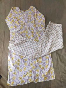 Floral Print Kurta Set