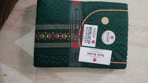 Green Kurta Set with Dupatta unstitched