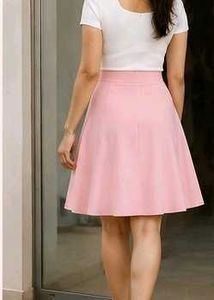 Elegant Pastel pink skirt