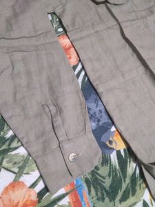 Olive Green Long Sleeve Shirt