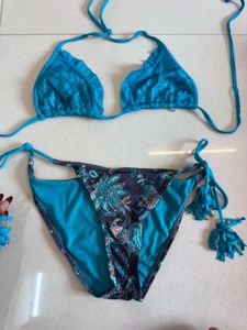 Teal Blue Bikini Set