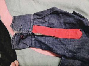 Men's Blue Denim Shirt