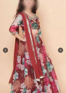 Beautiful Floral Lehenga Choli Set