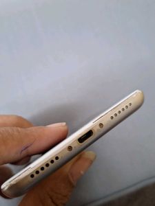 Lava White Smartphone with Cracked Screen