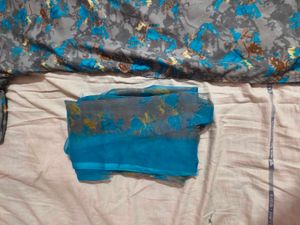 Beautiful Floral Print Kurta with Teal Pants