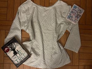 Polka Dot Long Sleeve Top