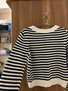 Striped Knit Sweater