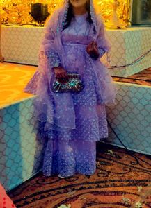 Lavender Embellished Gown