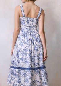 Blue Floral Sundress