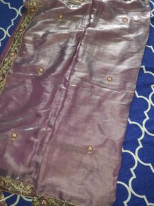 Embellished Lavender dress and shalwar with dupatt