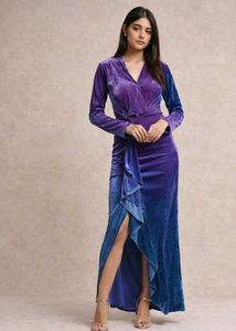 Elegant Velvet Maxi Dress