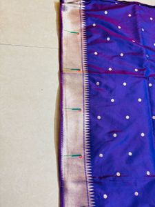 NewTrending muniya Paithani Saree