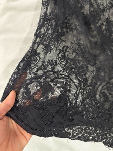 Elegant Black Lace Dress