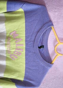 Pastel Malibu Sweater And White high Neck Sweate
