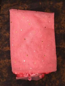 Pink Net Dupatta