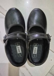 Pairs Of 2 Black N White Casual School Shoes Girl