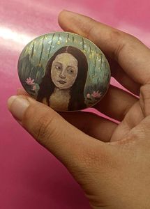 vintage monalisa lip balm