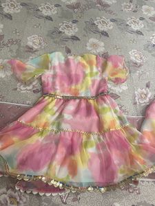 Colorful Tie-Dye Kurta Set