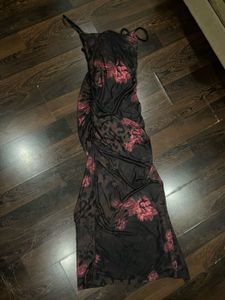 Chic Floral Print Maxi Dress