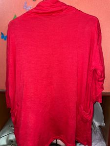 Red shrug XL